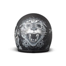 DMD Retro Graphic Open Motorcycle Helmet  - Customhoj