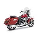 Freedom Performance Racing Slip-On Mufflers for Harley 15-16 Dyna FXDL Low Rider / Chrome with black end caps  - Customhoj