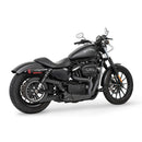 Freedom Performance Shorty American Outlaw 2-into-1 Exhaust for Harley 04-22 XL Sportster / Black / Black  - Customhoj