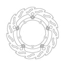 Moto-Master Brake Disc Yamaha MT-07 700 / SP 14-20 Moto-Master Flame Front Left Brake Disc for Yamaha Customhoj