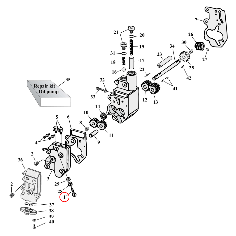 Pompe à huile pour Toyota Land Cruiser J9 (1kzte / 125cv) - Original