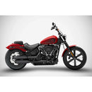 Zard EC Euro 4/5 Approved Overlapped Slip-On Mufflers for Harley Softail 18-24 Street Bob FXBB / S / Matte Black  - Customhoj