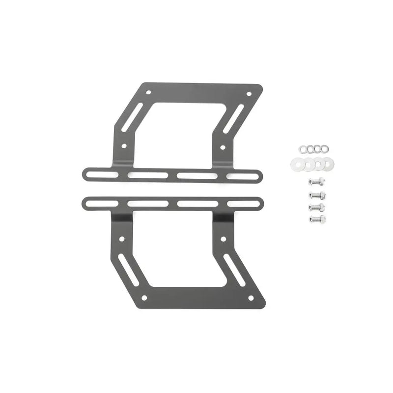 Highway Hawk Kit de support universel pour sacoches de moto, noir