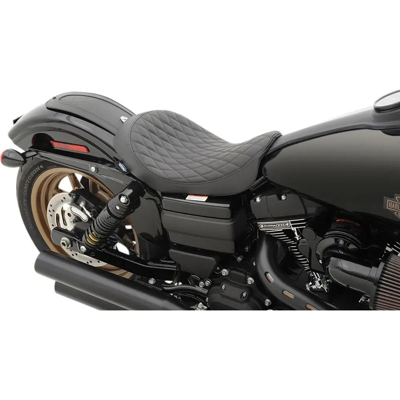 Drag Specialties Siège solo profil bas pour Harley
