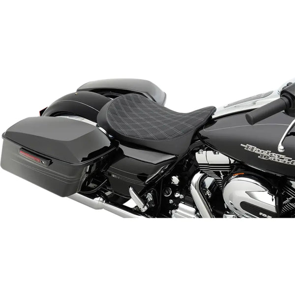 Drag Specialties Siège solo profil bas EZ-ON pour Harley 