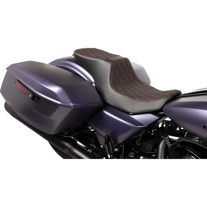 Drag Specialties Selle Performance Predator 2-Up pour Harley 