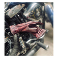 13 1/2 Loud Ride Motorcycle Gloves Burgundy / XS