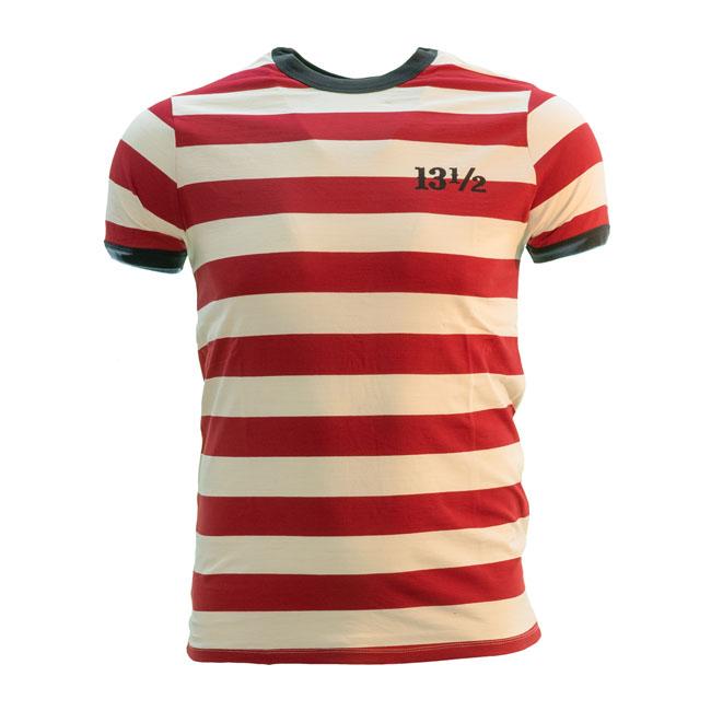 13 1/2 TSR Ringer T-Shirt Red/White