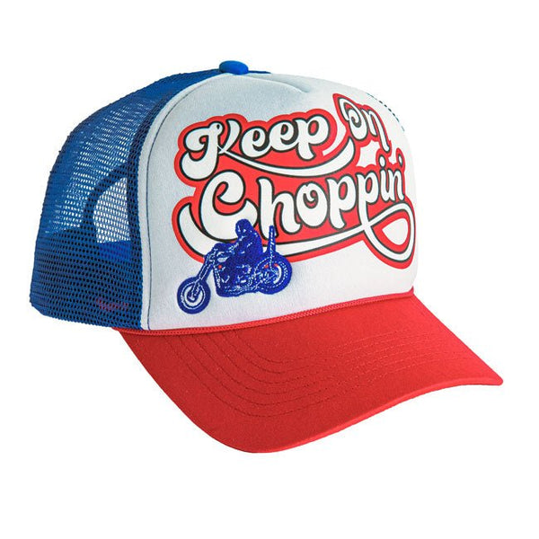 13 1/2 Keep On Choppin' Trucker Cap - Customhoj