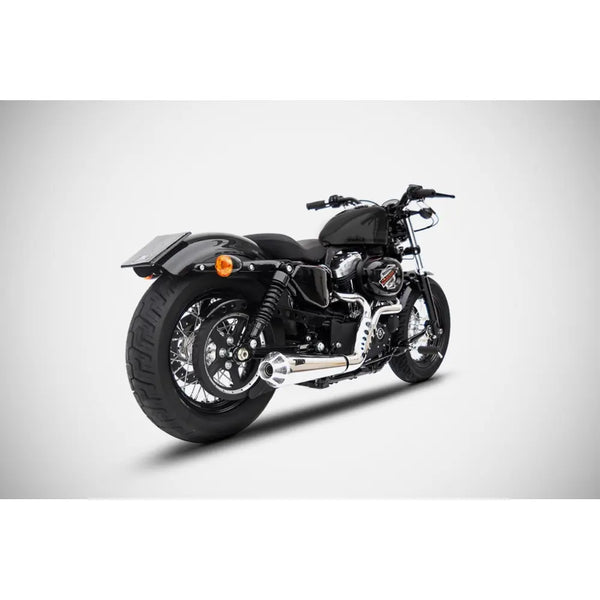 Zard 2into-1 Conical Euro 3 E3 Exhaust System for Harley