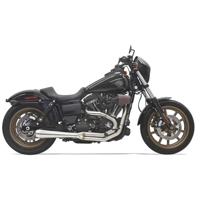 Système d'échappement 2 en 1 Bassani Road Rage III en inox pour Harley