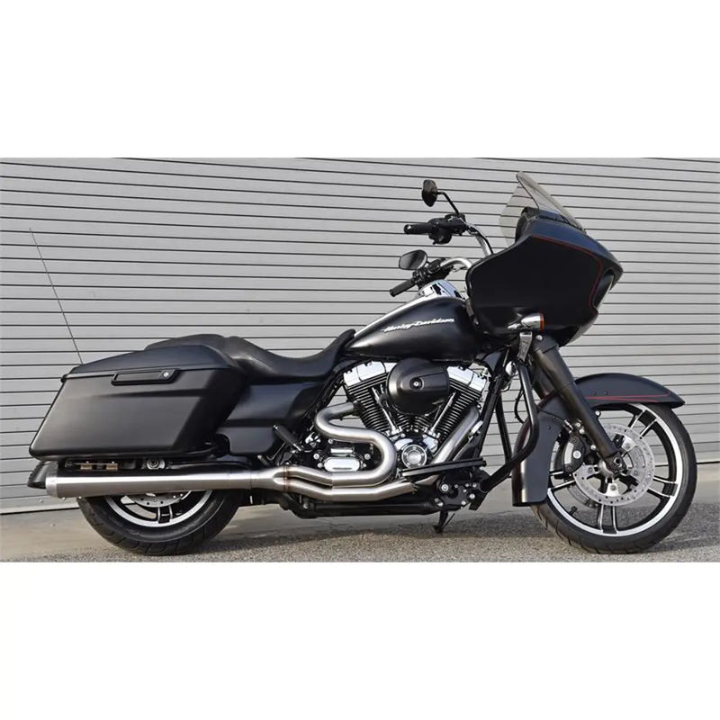 Système d'échappement Bassani Road Rage III Long Stainless 2into-1 pour Harley