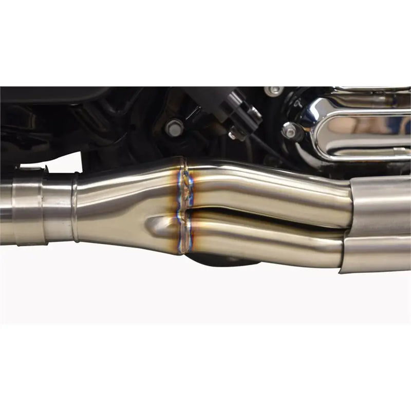 Système d'échappement Bassani Road Rage III Long Stainless 2into-1 pour Harley