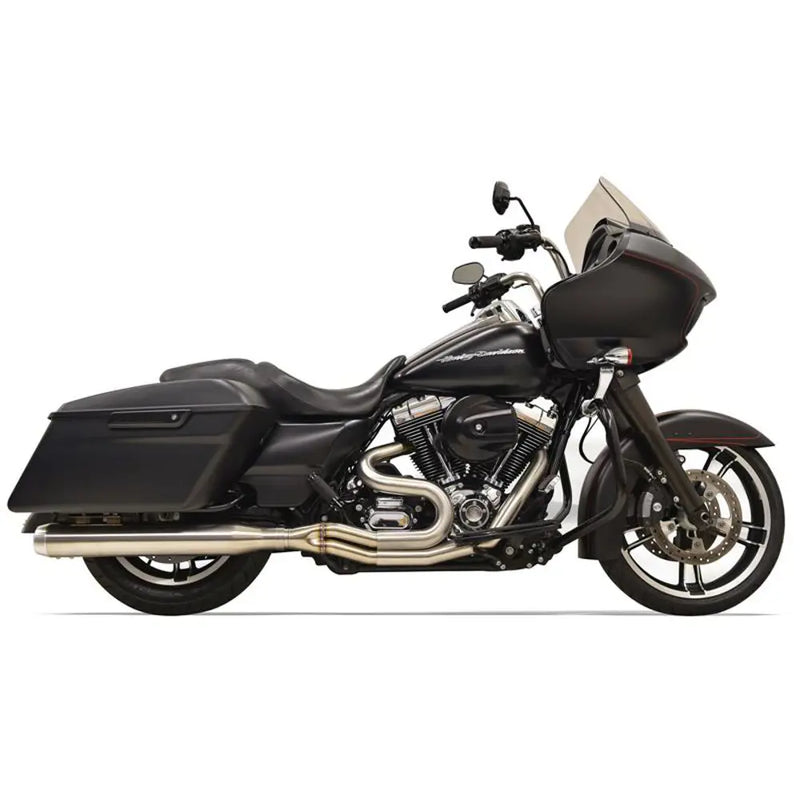 Système d'échappement Bassani Road Rage III Long Stainless 2into-1 pour Harley