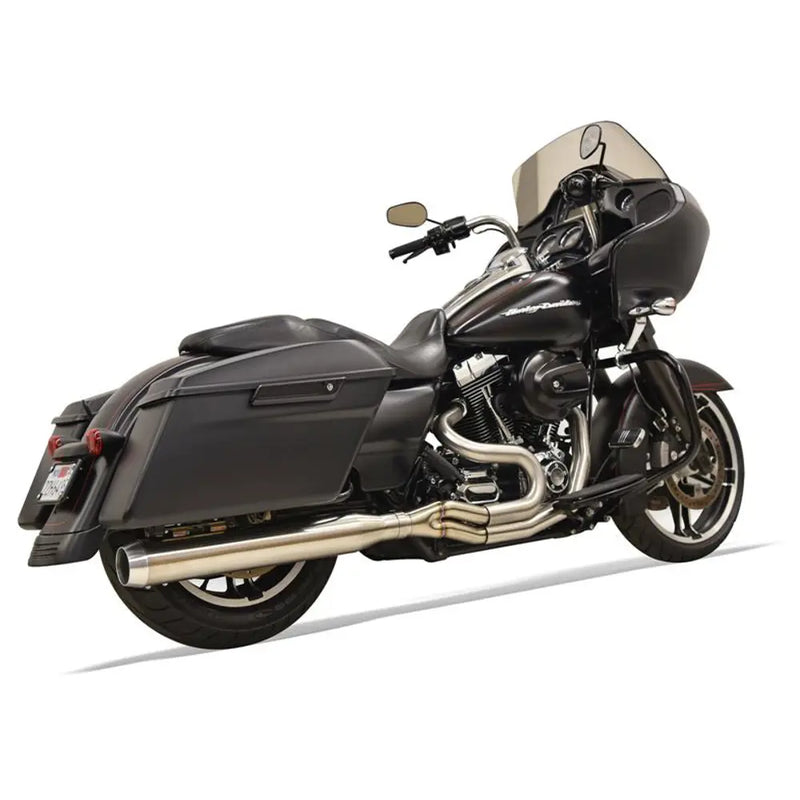 Système d'échappement Bassani Road Rage III Long Stainless 2into-1 pour Harley