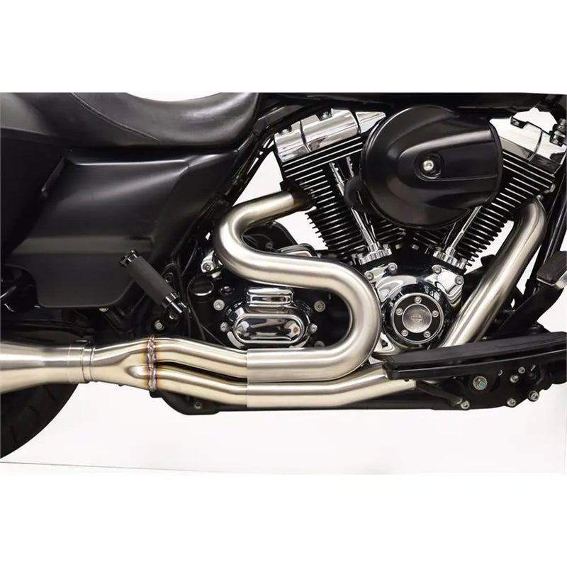 Système d'échappement Bassani Road Rage III Long Stainless 2into-1 pour Harley