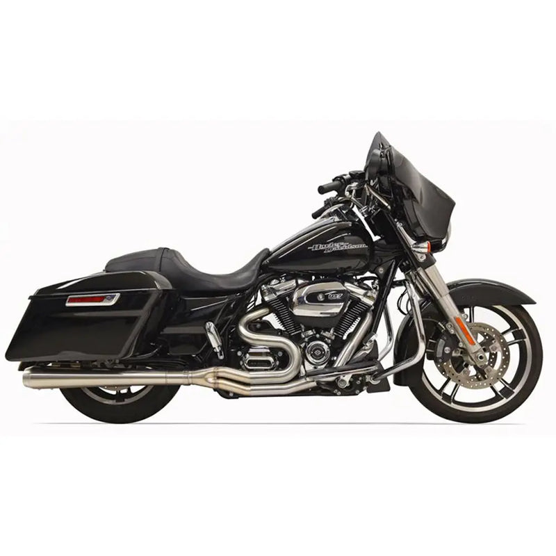 Système d'échappement Bassani Road Rage III Long Stainless 2into-1 pour Harley