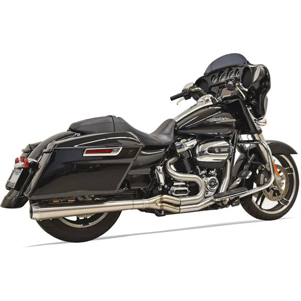 Système d'échappement Bassani Road Rage III Long Stainless 2into-1 pour Harley