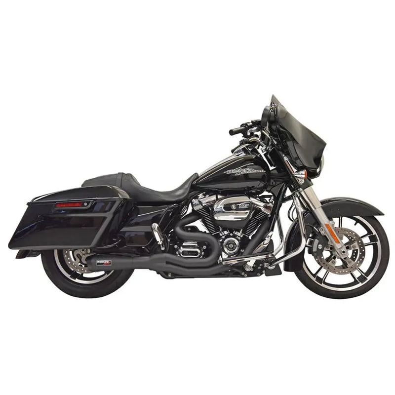 Système d'échappement 2 en 1 Bassani Road Rage II pour Harley