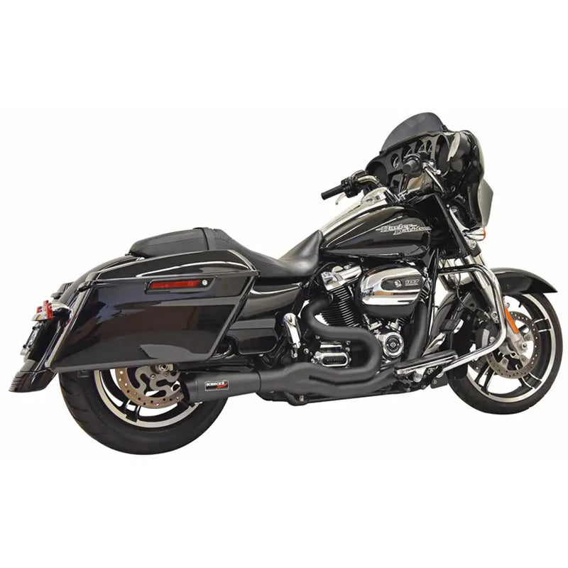 Système d'échappement 2 en 1 Bassani Road Rage II pour Harley