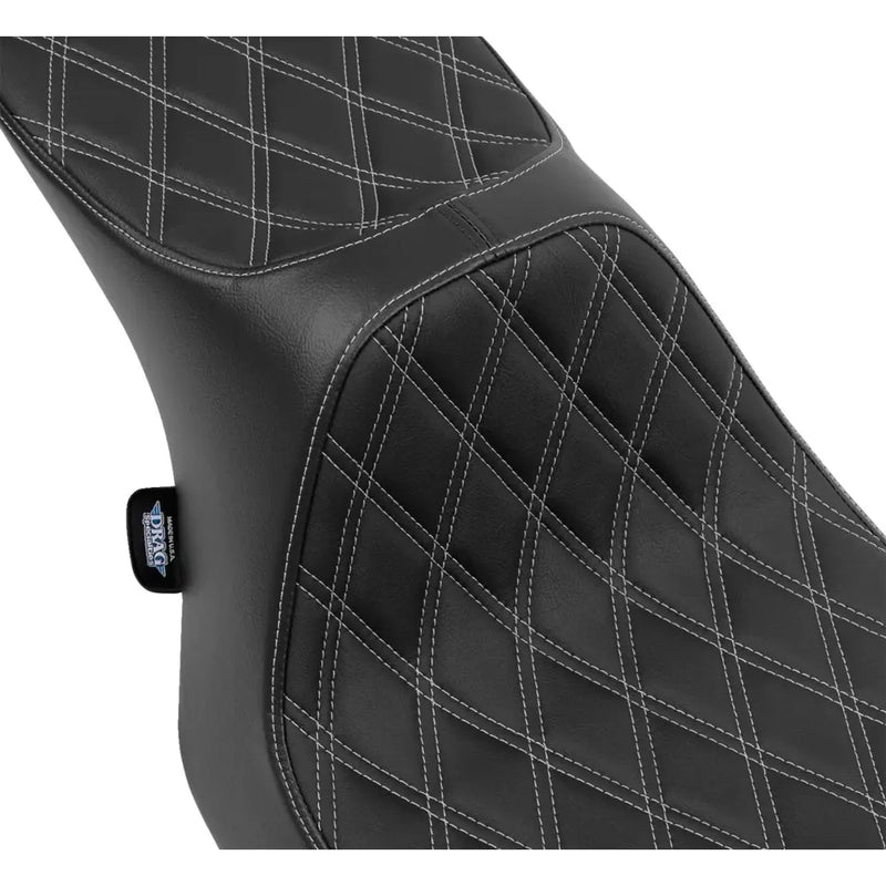 Drag Specialties Selle Predator III 2-places pour Harley 