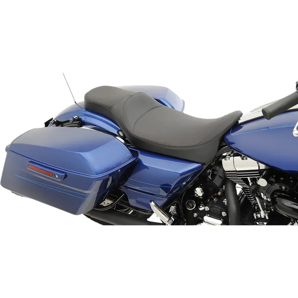 Drag Specialties Siège Predator 2-places à portée étendue pour Harley 