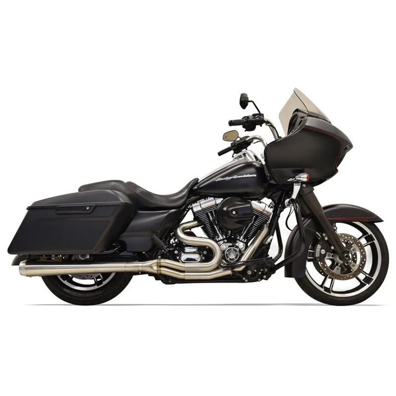 Système d'échappement Bassani Road Rage III Long Stainless 2into-1 pour Harley