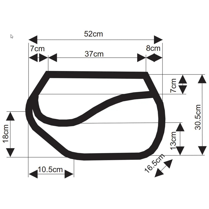 Longride Ensemble de sacoches de moto Click-On 43L modèle 153