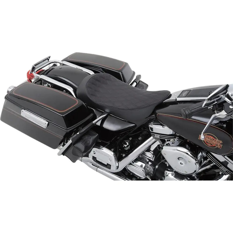 Drag Specialties Siège solo profil bas EZ-ON pour Harley 