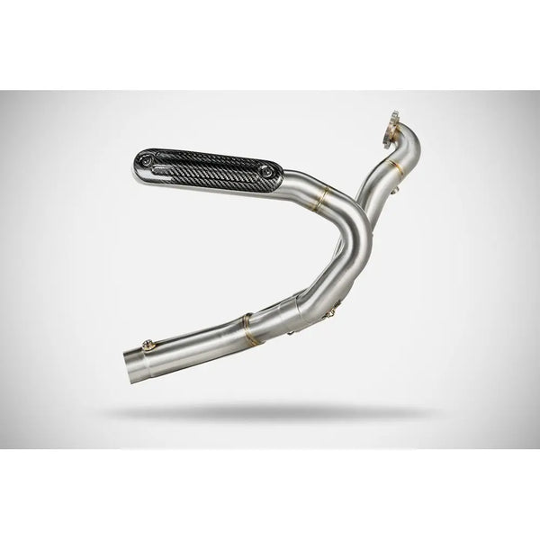 Zard Pan Am Head Pipes en acier inoxydable pour Harley