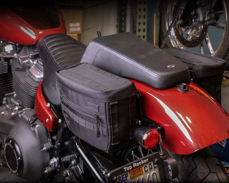 Supports de sacoches à fixation rigide Thrashin Supply pour Harley