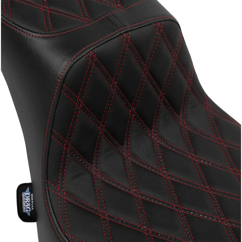 Drag Specialties Selle Performance Predator 2-Up pour Harley 