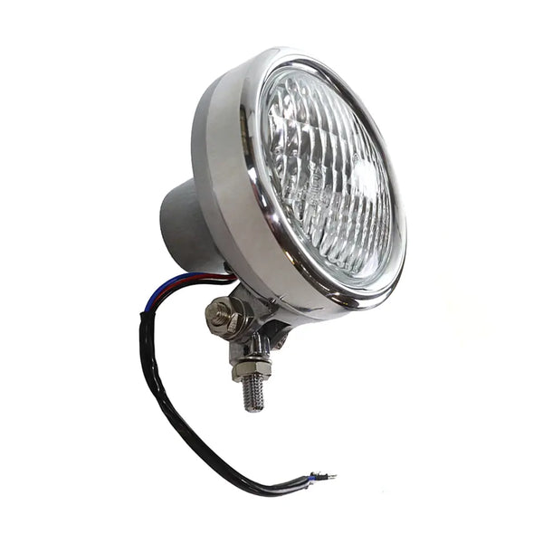 V-Twin MFG Phare de moto rétro en aluminium 5 1/8