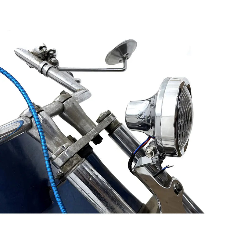 V-Twin MFG Phare de moto rétro en aluminium 5 1/8