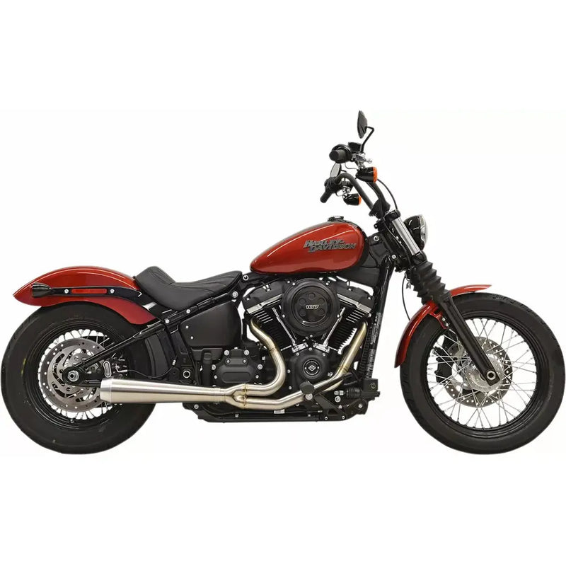 Système d'échappement 2 en 1 Bassani Road Rage III en inox pour Harley