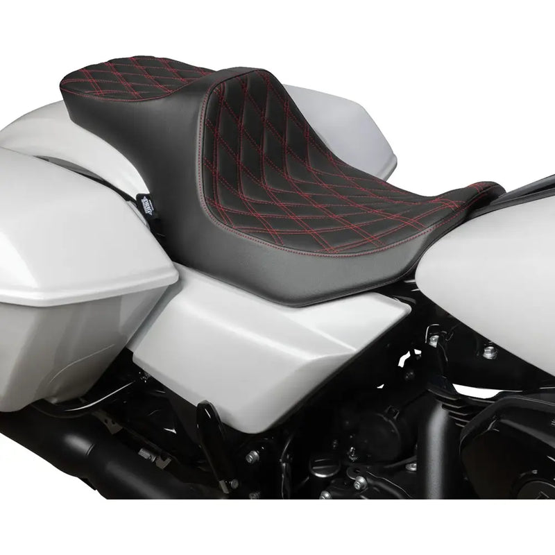 Drag Specialties Selle Predator III 2-places pour Harley 