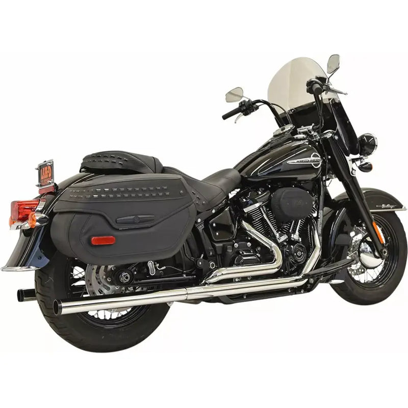 Système d'échappement Bassani Chrome Duals pour Harley