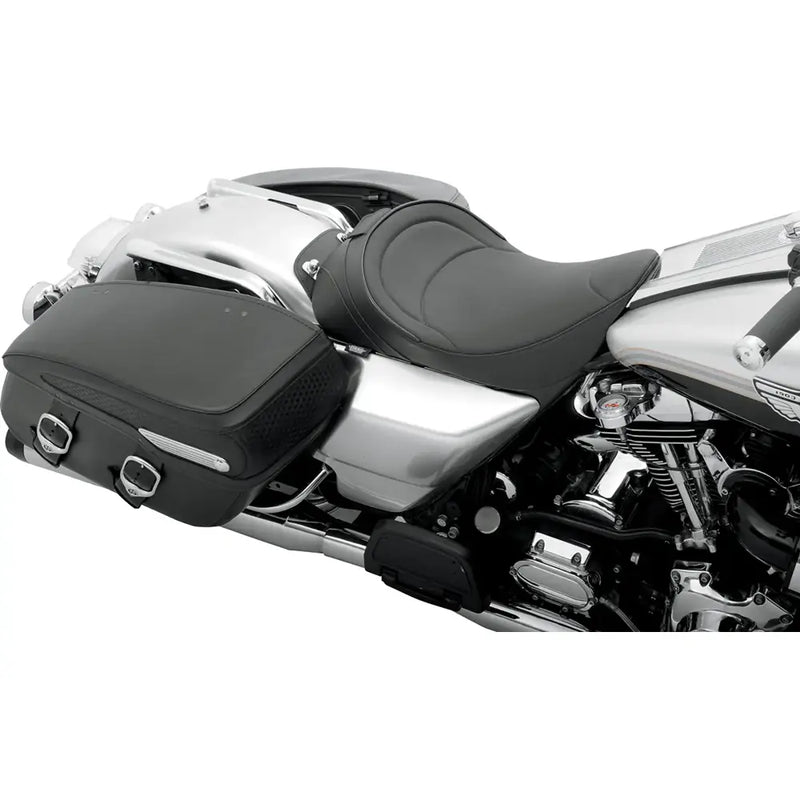 Drag Specialties Siège solo avec dossier pour Harley