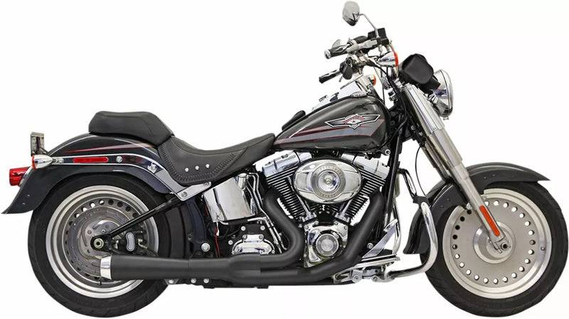 Bassani Road Rage Short Megaphone 2into-1 Exhaust System for Harley
