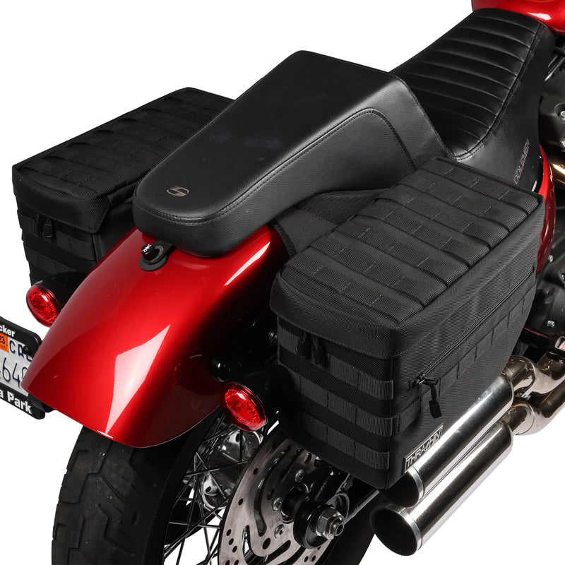 Ensemble de sacoches de moto Thrash Supply Escape 18 L à enfiler