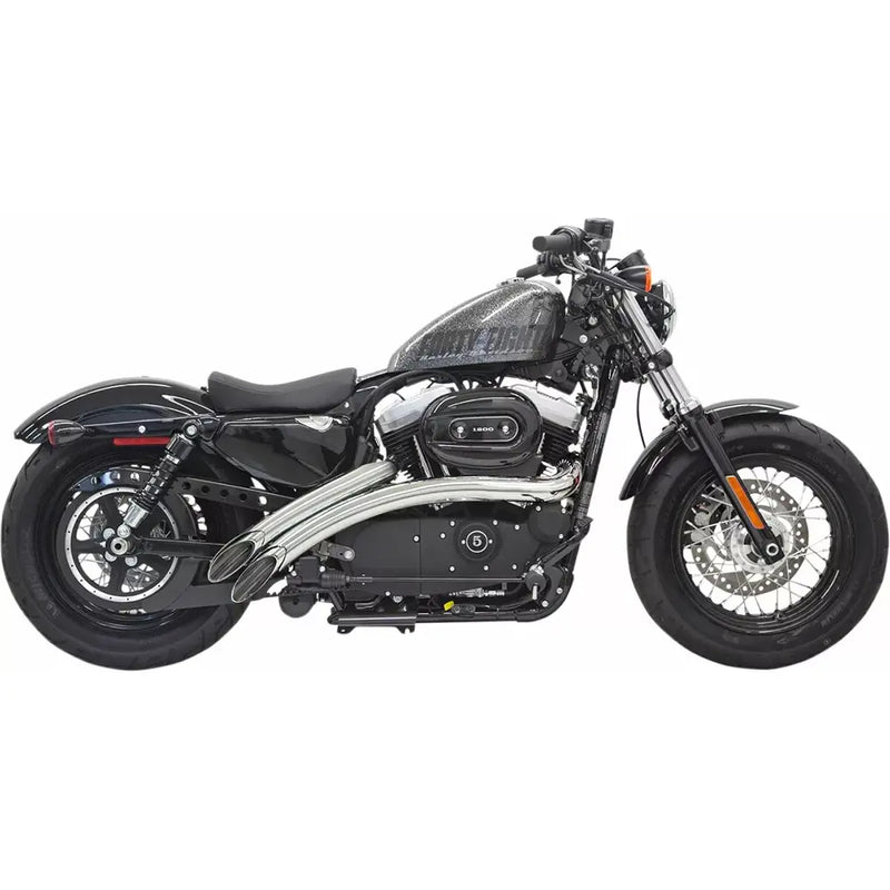 Système d'échappement radial Bassani Sweeper pour Harley