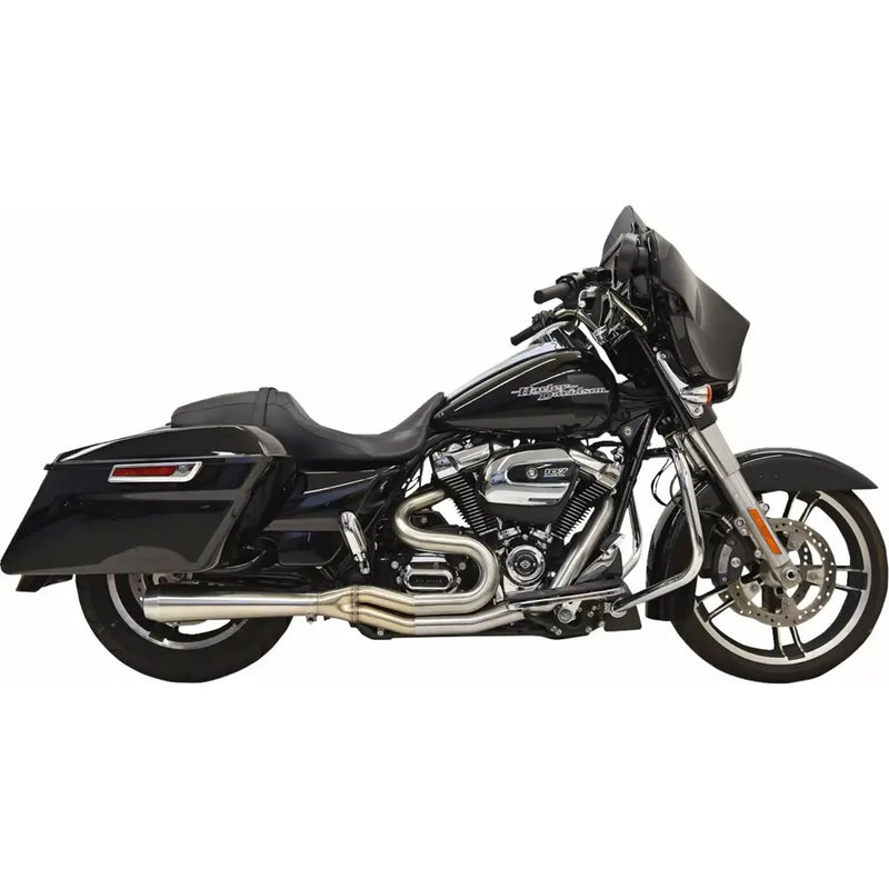 Système d'échappement 2 en 1 Bassani Road Rage III en inox pour Harley