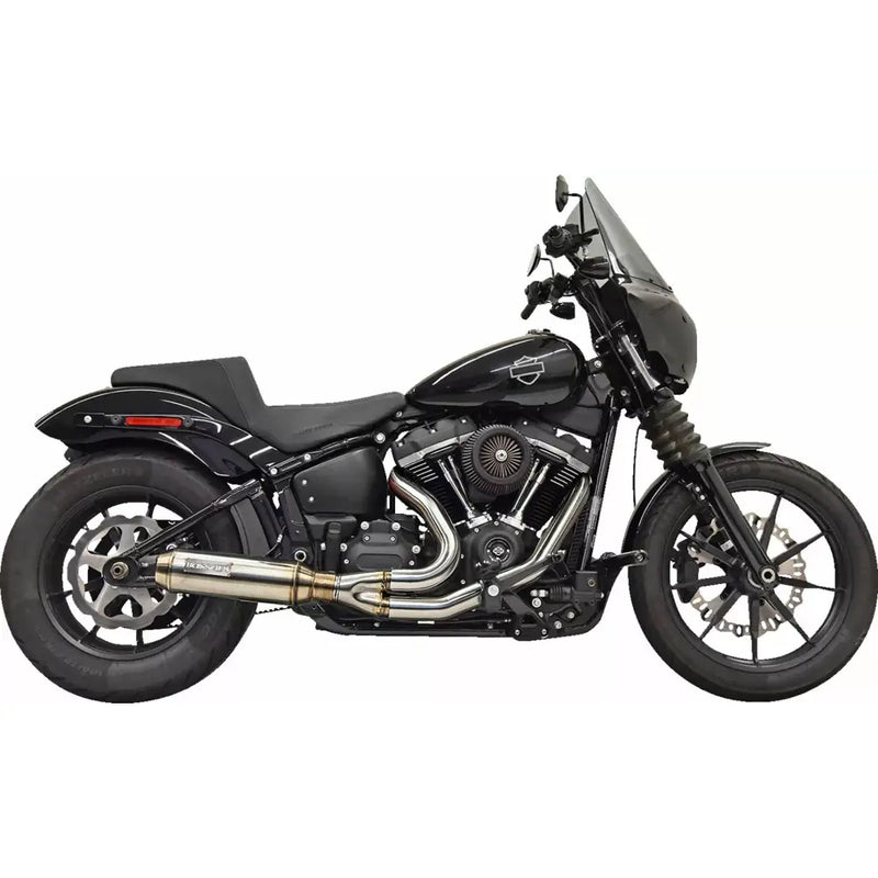 Système d'échappement 2 en 1 Bassani Road Rage Super Bike pour Harley