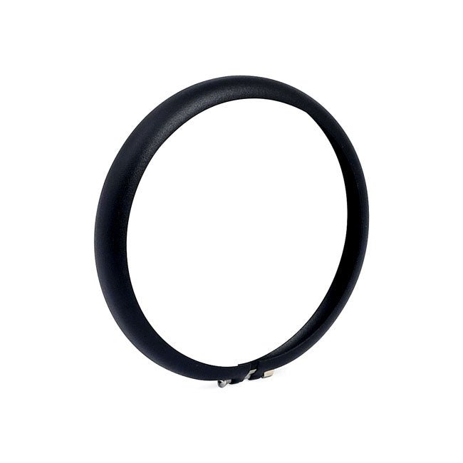 5-3/4" Headlight Trim Ring Bates Wrinkle Black