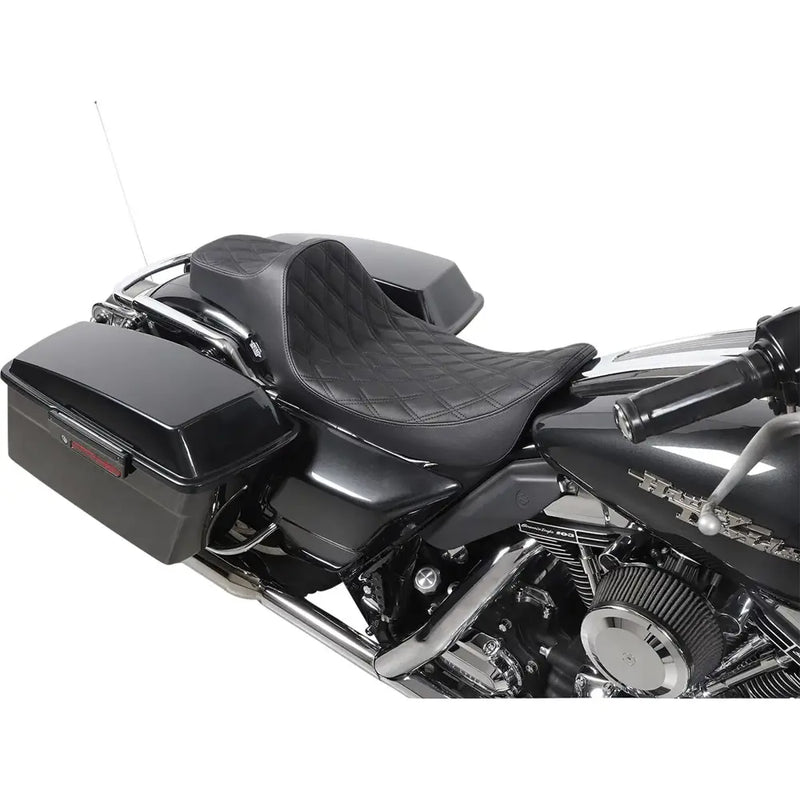 Drag Specialties Siège Predator III à portée étendue pour Harley 