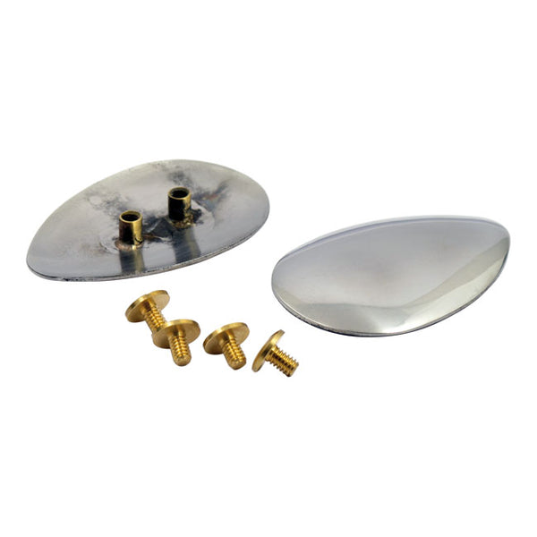 MCS Garniture de sacoche Nickel Spoon pour Harley