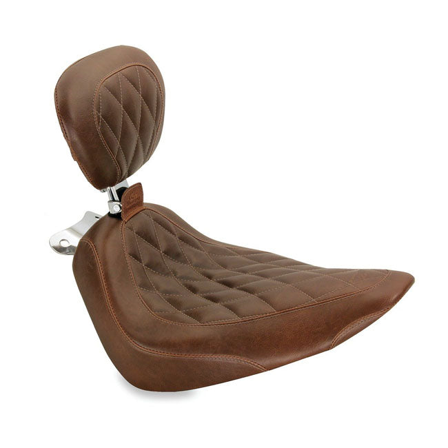 Mustang Siège solo large Tripper pour Harley