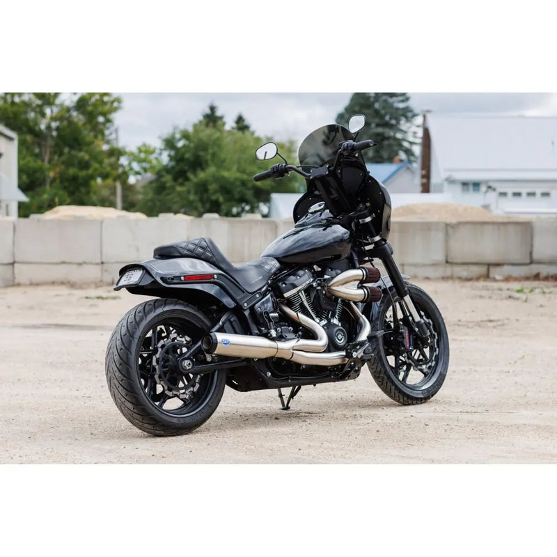 S&S Système d'échappement 2 en 1 en acier inoxydable Qualifier pour Harley