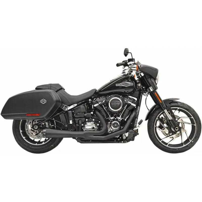 Bassani Road Rage Short Megaphone 2into-1 Exhaust System for Harley