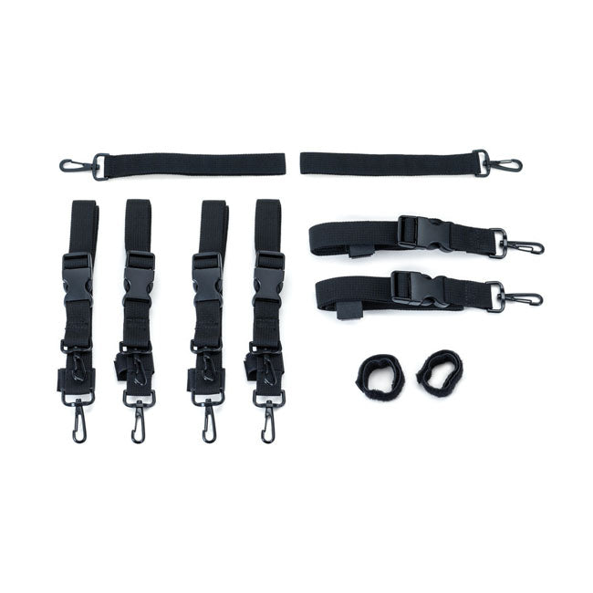 Kuryakyn Kit de sangles haut de gamme pour bagages de moto
